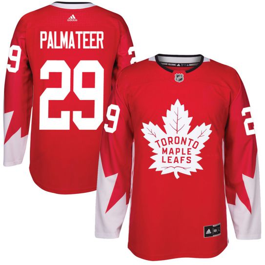2017 NHL Toronto Maple Leafs Men #29 Mike Palmateer red jersey->toronto maple leafs->NHL Jersey